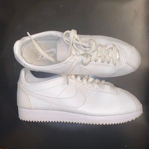 White Nike Cortez